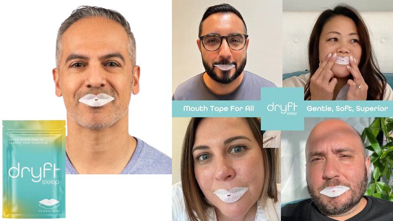 Mouth Tape for Beards and Facial Hair, Dryft Sleep